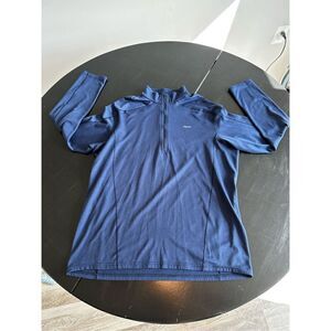 Patagonia Capilene® Midweight Zip-Neck Smolder Blue Men’s Sz M